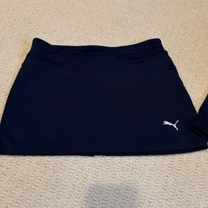 Puma Navy golf Skirt with White Logo